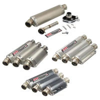 Muffler De Escape Universal Para Motocicleta Yoshimura 51mm Compatible Con ATV GP Scooter FZ6 Pcx125 Tubo De Escape De 310-370-440 Mm Para Moto De 100cc-1000cc - details 1