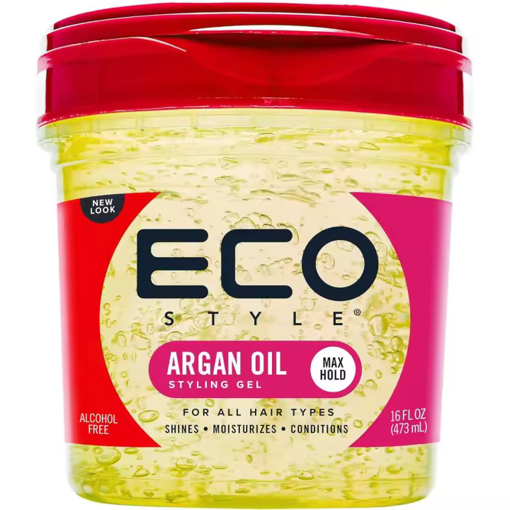 Eco Style Gel Argán Oil 473ml Aceite de Argán Producto para rizos definición y styling. Apto para el Método Curly - 1
