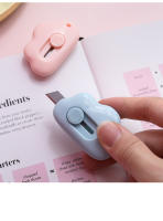Cuchillo De Utilidad Portátil Mini Con Diseño De Conejo Y Nube Cortador De Papel Para Oficina Suministros De Corte Con Hoja De Acero - details 6