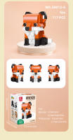 Bloques De Construcción Mini Animales 639PCS Ostrich Fox Panda Mascotas Adorables Micro Bloques Modelo Juguetes Para Niños Regalo De Cumpleaños Y Fiestas - details 9