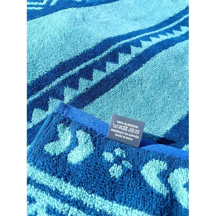 Toalla DHESTIA HOME de Playa Grande Terciopelo 100% Algodón 90x190 Cm étnica Azteca - 1