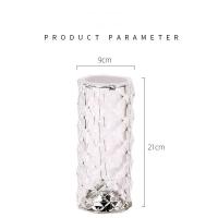 Lámpara de mesa LED de cristal con Control remoto táctil,  16 Colores, Lámpara LED Acrílico de Diamante Táctil, 4 Modos de Luz, Recargable con Control Remoto.decoración colorida para armario de dormitorio, decoración de escritorio - details 5