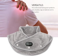 Almohadilla Calentadora De Hombros Y Cuello Eléctrica Con Tres Velocidades Masajeador Termal Cervical USB Relajante Para Espalda - details 2
