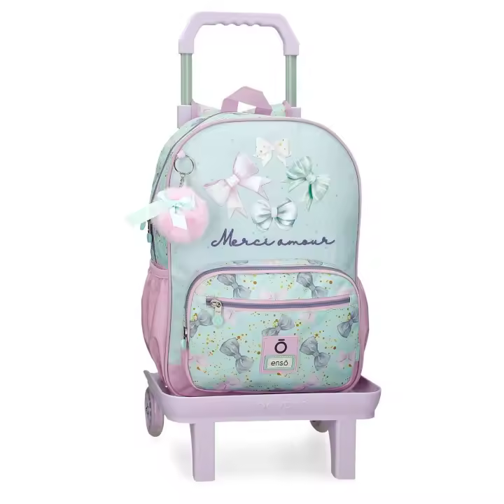 Mochila escolar Enso Merci amour con carro - 1