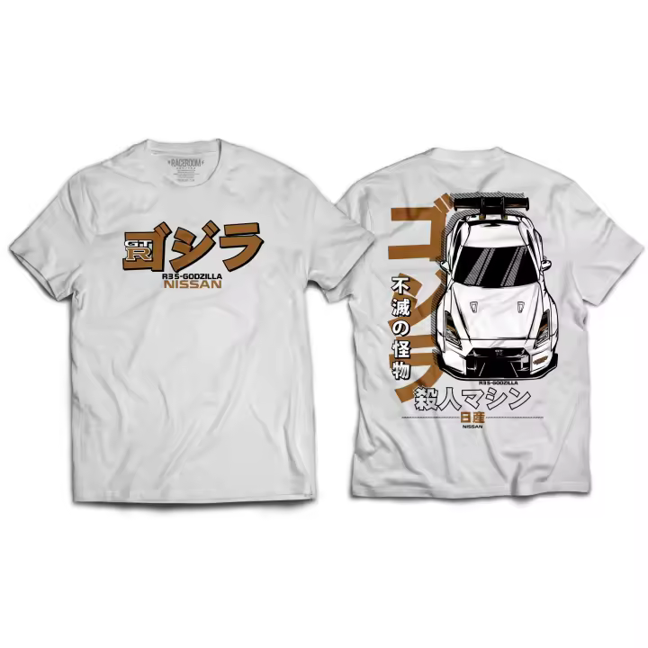 Camiseta Premium RACEROOM NISSSAN GTR 35 JDM Drift, 100% Algodón, S M L XL XXL 3XL 4XL - 1