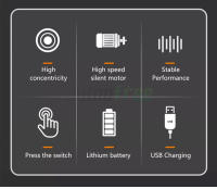 Herramienta Rotativa Sin Cable 35W USB Para Carpintería Y Joyería Con Accesorios Set De Bricolaje Para Metal Y Vidrio Mini Taladro Inalámbrico - details 1