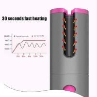 Rizador de pelo automático, 2025 inalámbrico, restricción de pelo, con batería integrada, Ceramic Professional carga USB y portátil para viajes por todo el mundo - details 8