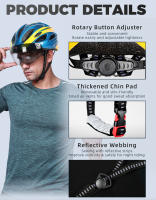 Casco De Bicicleta VICTGOAL Para Hombres Con Luz Trasera Y Gafas Magnéticas UV400 Visera Sol Protección Integral Para MTB Scooter Eléctrico Y Ciclismo - details 8