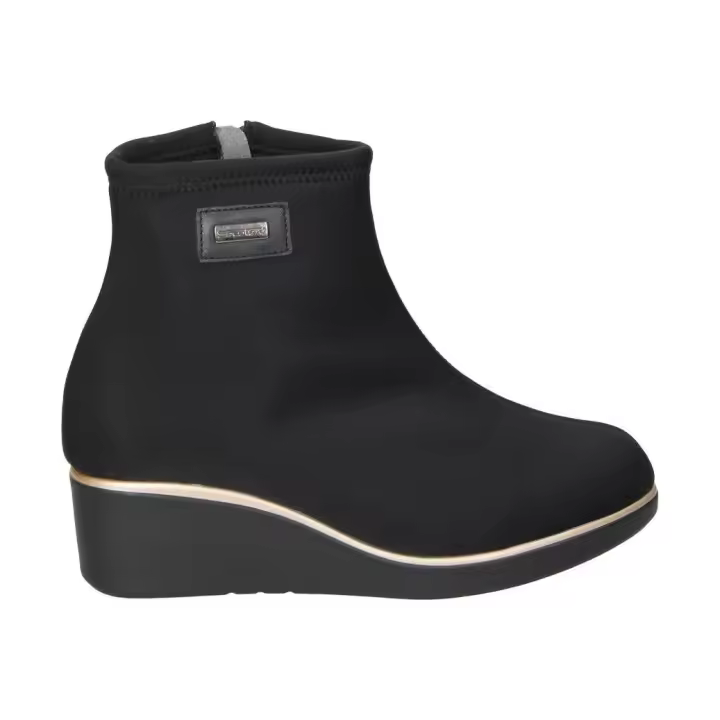 DOCTOR CUTILLAS | Botines con Cuña Doctor Cutillas para Mujer – Botines en Color Negro – Botín de Cuña con Cremallera – Fácil de Poner y Quitar – Alta Calidad – Cómodos y Ligeros – Modelo 64816 - 1
