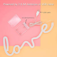 Luz De Neón LED USB/Batería Para Decoración De Pared Fiesta Barra De Cerveza Artículos De Noche Forma Musical Sin Certificación De Origen - details 2