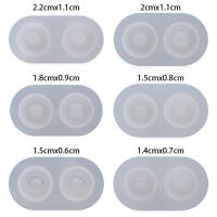 Molde De Silicona Para Ojos De Muñecas DIY Herramientas Creativas De Manualidades Accesorios Para Juguetes Medio Círculo De Sillíaco Reutilizable - details 2