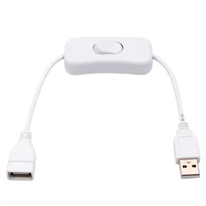 Cable De Extensión USB Con Interruptor ON/OFF Y Lámpara LED Material De Cobre Todas Las Cables De Adaptador De Material Protección Ambiental - 1