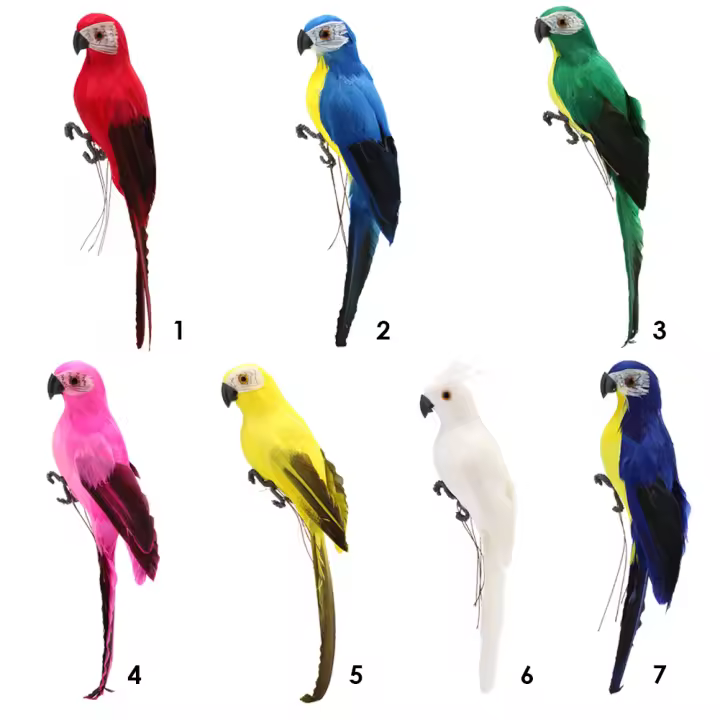 Artificial Simulación De Pajaro De Esponja Creativa Modelo De Imitación De Pajaro Para Decoración De Boda Y Hogar - 1