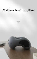 Almohada De Cuello Multifuncional En Forma De U De Espuma Suave De Rebound Lento Para Descanso Viaje Salud Cervical Masaje Almohadas De Tamaño Mediano Material Algodón 100% Relleno De Espuma De Memoria - details 0