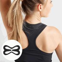 Banner - Set de 3 Clips para unir tirantes sujetador, clips para sujetador, Forma de mariposa - Negro