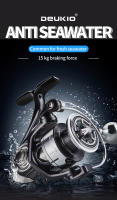 Carrete De Pesca Para Agua Salada DEUKIO Nueva Llegada Con Knob De Bola Metálica 2000-7000 3+1BB 5.2:1 Máximo Arrastre 15KG Impermeable - details 0