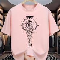 Camiseta Vintage Viking Para Hombre Primavera Verano Casual Diario Cotton Ligera Con Estampado Comoda Top Para Exterior Y Hogar - details 6