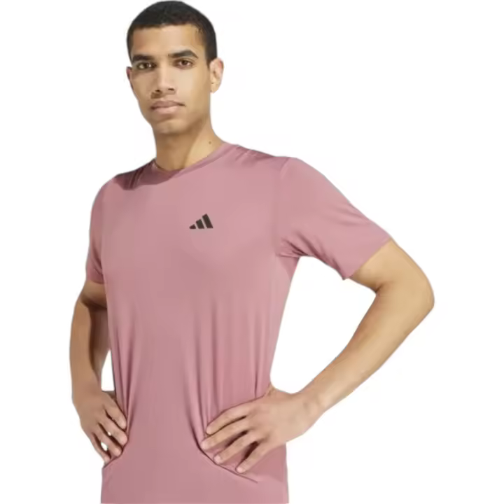 Camiseta Adidas Train Essentials Stretch Rosa Iw3364 Training Hombre - 1