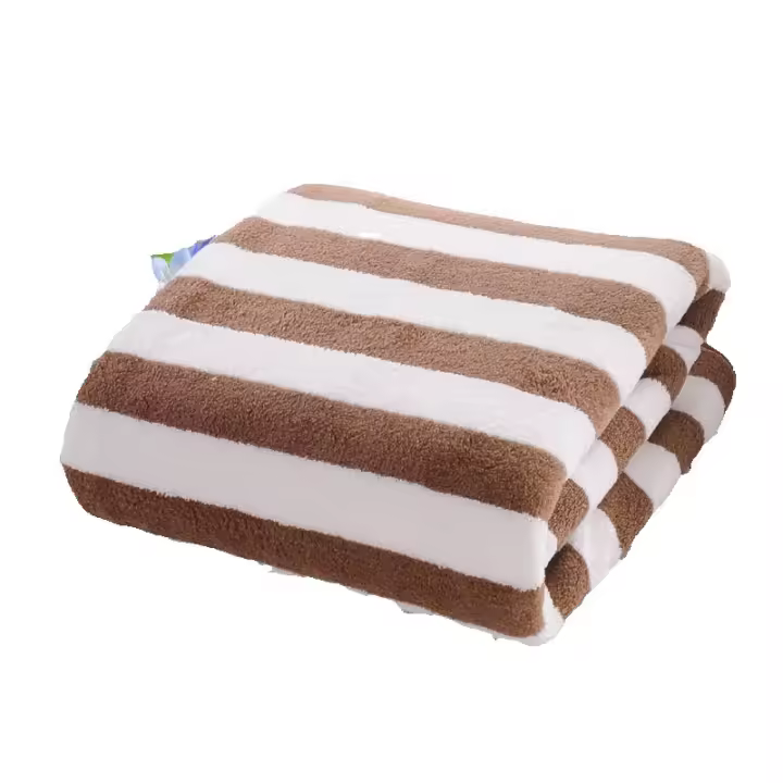 Beach Towel  Stripe, Seafoam Green, Pack Of 1 70*140cm - 1