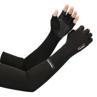 Pareja De Mangas Deportivas Para Hombre Y Mujer Protección Solar Al Aire Libre Ciclismo Running Pesca Escalada Con Cuff De 5 Dedos - details 5