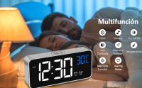 Timits Reloj Despertador Digital LED de Temperatura 2026 - Alarma Doble y Brillo Regulable - details 1