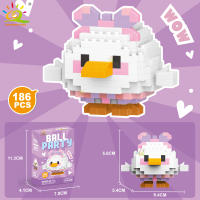 Mini Bloques De Construcción Micro Animales HUIQIBAO 3D Diamante Modelo BEE Gato Panda Para Niños Juguetes De Ciudad DIY - details 30