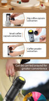 Portable coffee machine capsule coffee machine coffee machine espresso machine rechargeable wireless portable coffee machine - details 3