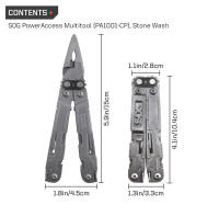 SOG Multi-Herramienta Plegable 18 En 1 PowerAccess Herramientas Manuales Multifuncionales Para Camping Al Aire Libre Y Uso Diario Ligero Pocketable - details 3