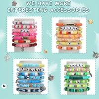 Kit De Hacer Pulseras De Arcilla Polimérica 2400PCS Con Varias Combinaciones Y Hebilla De Concha Y Cierre De Langosta - details 6