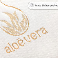 various-Almohada viscoelástica,núcleo 100% Viscoelástico, Tejido de Aloe Vera, Funda con Cremallera,Anticácaros, Anti bacterias, Termorregulable y Ergonómica. Libera la presión Cervical,Varios Tamaños - details 0