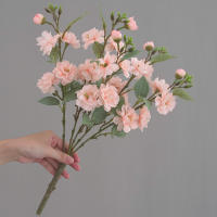 1 Rama De Flores Artificiales De Rosas Silken Para Centros De Mesa Fiesta Boda Oficina Interior Exterior Decoración Hogar - details 9