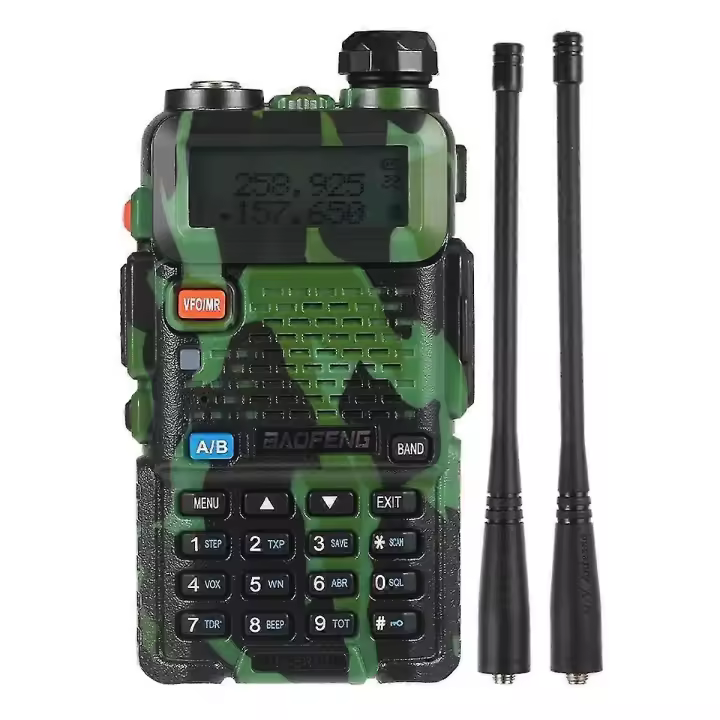 UV5R Walkie Talkie 5W Doble Banda de Dos Vías de Radio Vhf Uhf FM Radio Transceptor de Mano Al Aire Libre WIP - 1