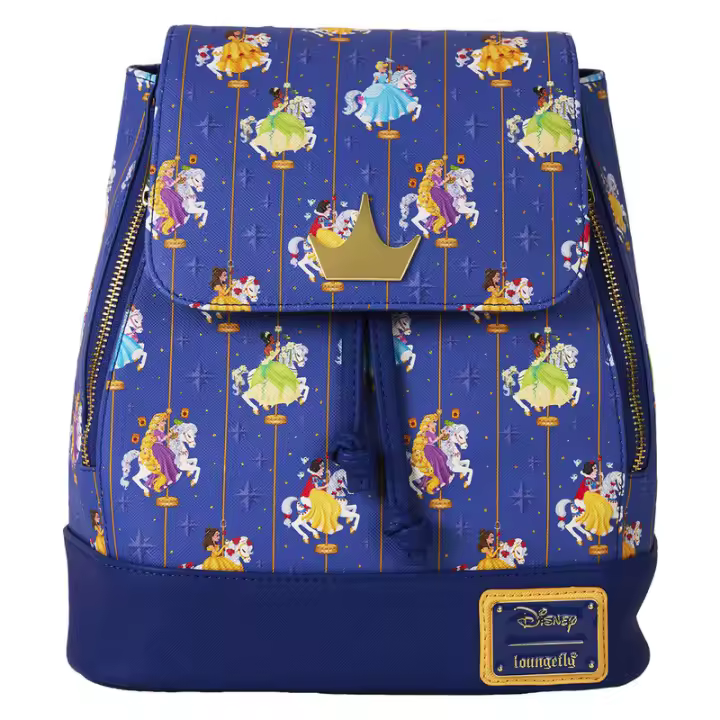 Mochila Carousel Princesas Disney Loungefly 26cm - 1