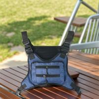 MEJORADA DL-42 Bolso de chaleco táctico de pecho, mochila de arnés ajustable con múltiples bolsillos, cómoda y transpirable, ideal para deportes al aire libre, senderismo, ciclismo, camping y uso diario - details 11