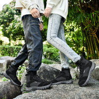 Botas De Montar Para Parejas Al Aire Libre Botines De Camuflaje Transpirables Para Hombres Y Mujeres Zapatos De Senderismo Casual Botas De Entrenamiento Alta Con Suela De TPR - details 32