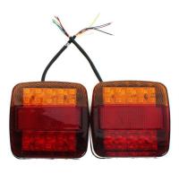 Luces Traseras Impermeables Para Camiones Y Remolques De Coche 12V Con 20 LEDs Luz De Señal Trasera Y Luz De Freno Partes De Luces Traseras - details 4