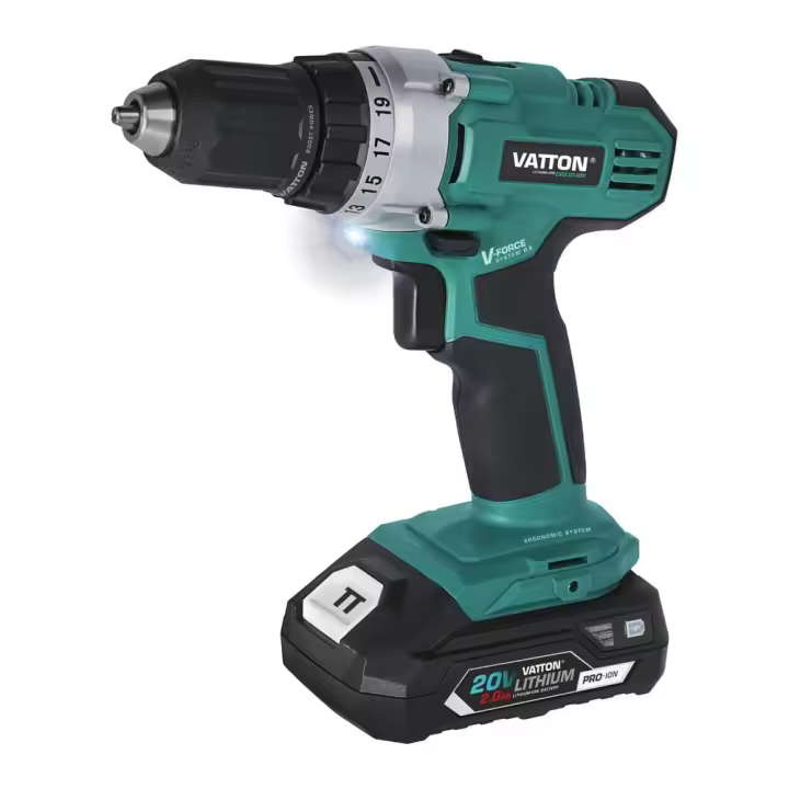 Taladro Atornillador VATTON 20V – 1 Batería 2.0Ah - 1