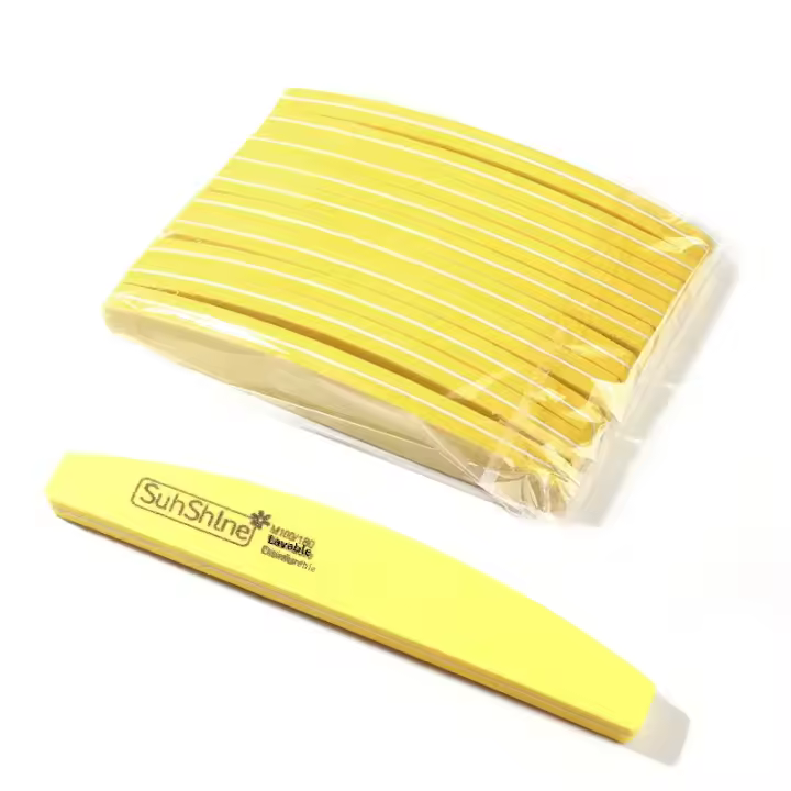 10pcs Bloques De Archivo Para Uñas Doble Cara Colores Esponja Polvo De Lápiz Herramientas De Pulido Y Lijado Para Manicura Y Pedicura - 1