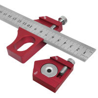 Bloque De Posicionamiento De Regla De Acero Ángulo De 45/60/90 Grados Línea De Marcado Calibrador De Madera Herramienta De Carpintería - details 2