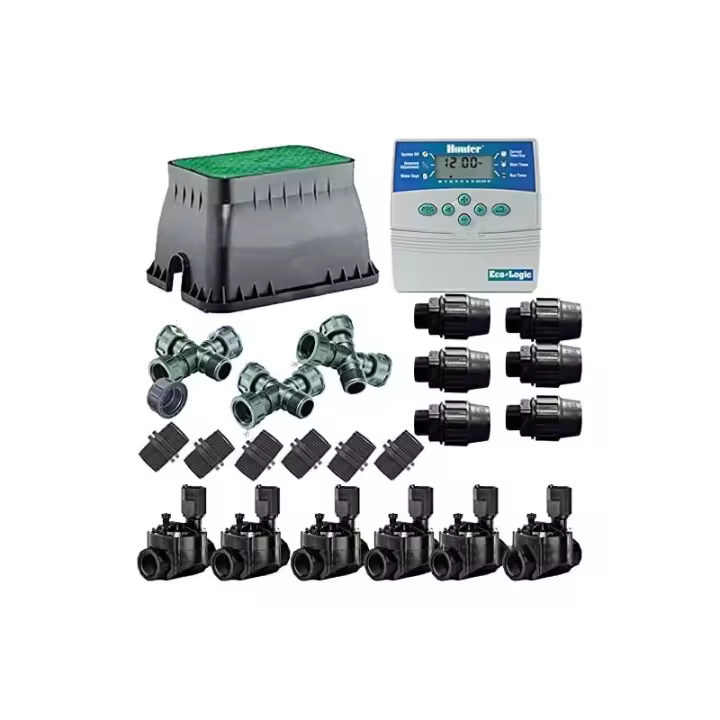 Suinga Kit Riego Automático 6 Zonas Eléctrico + Electroválvulas + Accesorios - 1