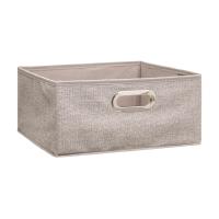 Caja de almacenamiento de tela - Cesta organizadora plegable -Beige Chine- 5 FIVE - Varios Tamaños - details 2