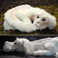 Muñeco De Peluche Falkor De La Historia Sin Fin Regalo Para Niños Y Adultos Material Textil Estilo Moderno - details 4