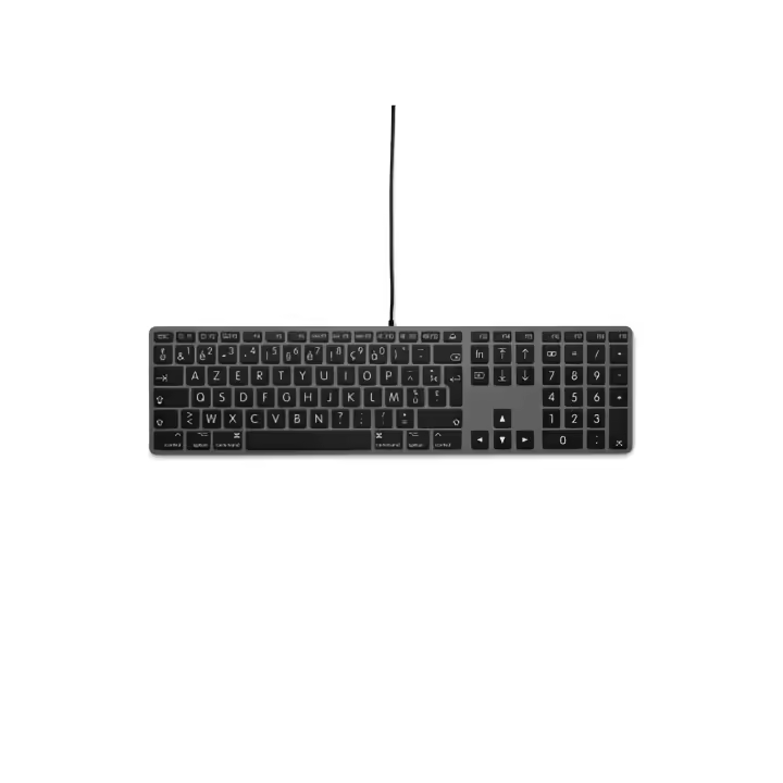 Lmp LMP Teclado Francés USB con Letras Grandes y Numérico - Compatible con Mac - 1