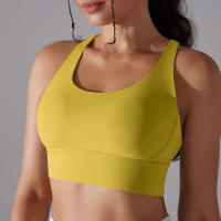 Sujetador Deportivo Para Mujer Alta Soporte Impacto Yoga Running Quick Dry Top Deporte Gimnasio Padded Bralette Sexy - details 37