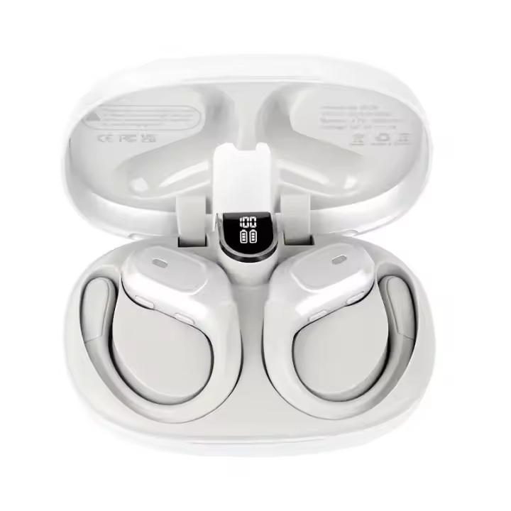 Auriculares Bluetooth 5,3 con mango IPX7 impermeable inalámbrico 75 horas Pantalla LED - 1