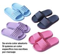 Chanclas Mujer Piscina Sandalias Mujer Verano Comodas Chanclas Playa Mar Baño Zapatillas Casa Transpirable Chanclas de Goma EVA Color Puro TALLA 36-41 - details 2