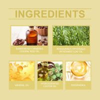 Aceite de ricino puro 100% Natural prensado en frío para cara, cuerpo, cabello, pestañas - details 1