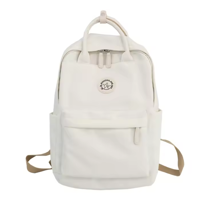 Mochila escolar portátil para adolescentes, bolsa de viaje de negocios, resistente al agua, de nailon, color negro, para mujer - 1