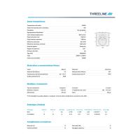 Threeline ND16RBFBL Downlight LED, 12 W, Color Blanco, Blanco Frío 4000K, Para Montaje Empotrado, Formato Redondo, Alta Eficiencia Energética - details 1