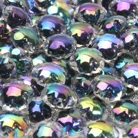 10Pcs Abalorios Flor Negra AB Transparente Para Creación De Joyas Pulsera Y Pendientes DIY Suministros De Manualidades - details 2